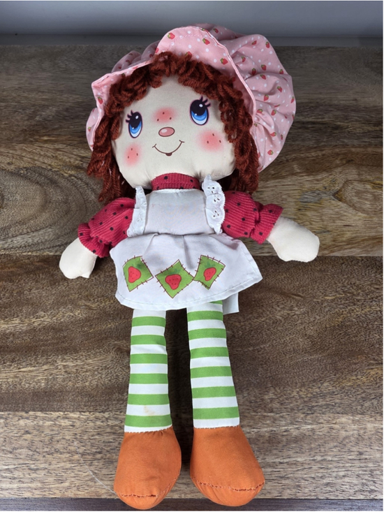 Strawberry Shortcake Other - Strawberry Shortcake Doll 2016 Bridge Direct Classic Retro Rag Doll 15 Inch